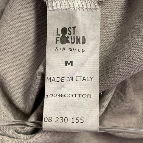 OBJETS TROUVÉS Haut décontracté en coton kaki à encolure dégagée Taille M
