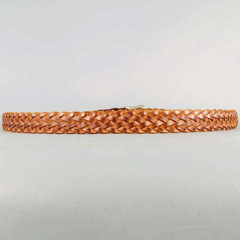 LEVI STRAUSS Ceinture en cuir tressé marron Taille 38