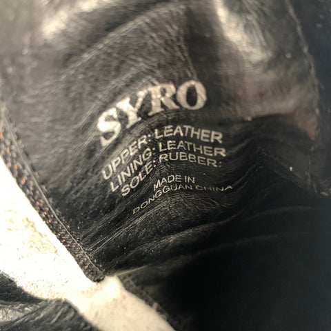 SYRO Size 9 Brown Tan Snake Polyurethane Chelsea Boots