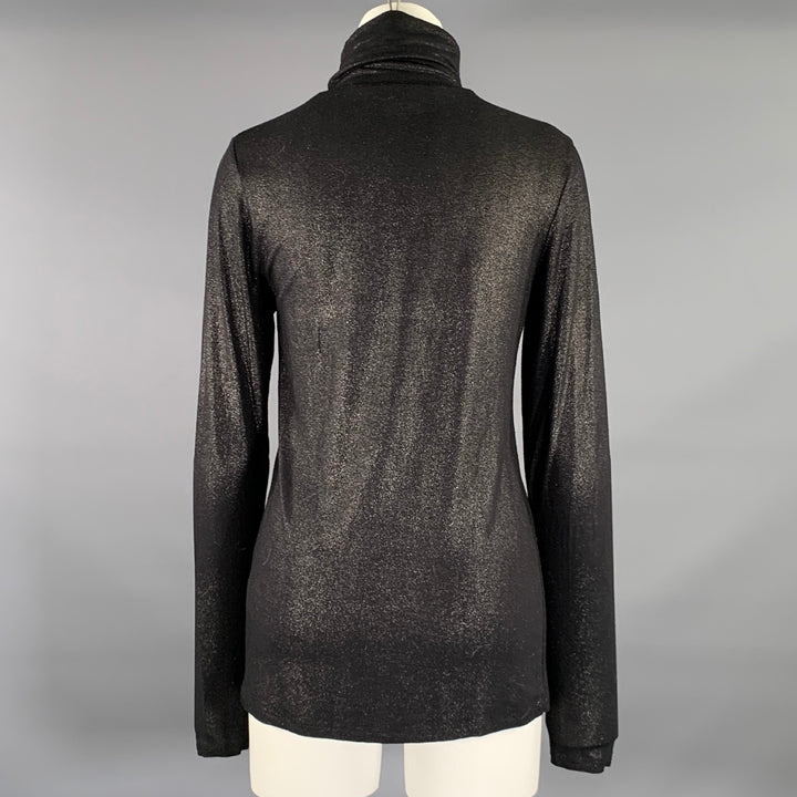 MAJESTIC Size 4 Glitter Turtleneck Pull Over