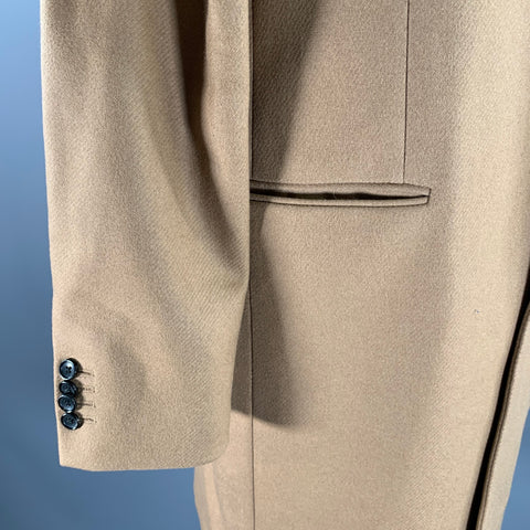PS by PAUL SMITH Size XL Camel Wool Blend Notch Lapel Coat
