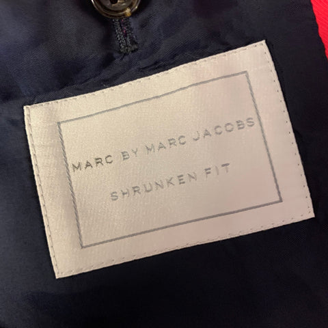 MARC by MARC JACOBS Size M Pink Fuchsia Cotton Notch Lapel Sport Coat
