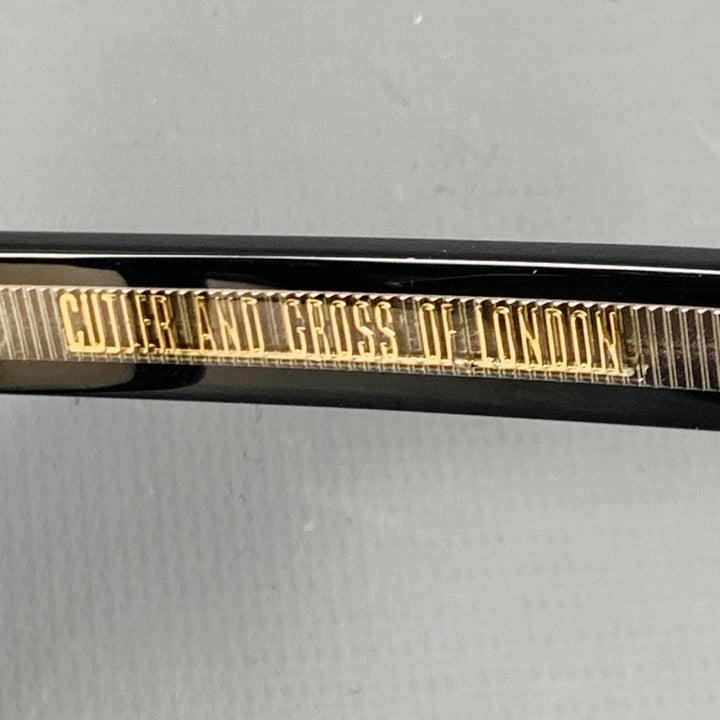 OLIVER PEOPLES Rockmore Gold Engraved Metal Aviator Sunglasses