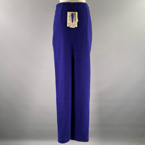 A.W.A.K.E.MODE Size 2 Purple Wool Polyamide Maxi Long Skirt