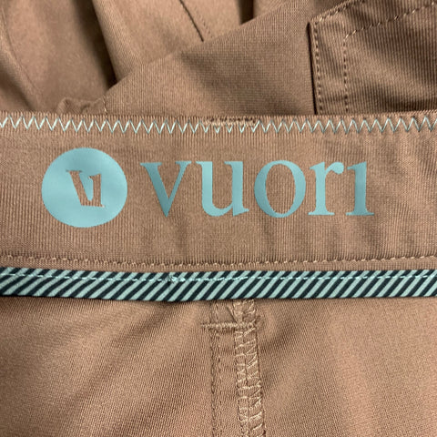 VUORI Size 36 Rust Polyester Zip Fly Casual Pants