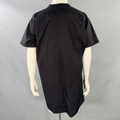 GIVENCHY Size L Black Cotton Crew Neck T-Shirt