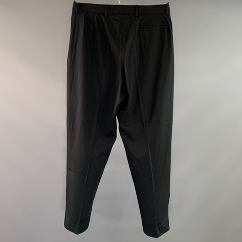 BERGFABEL Size M Black Wool Casual Pants