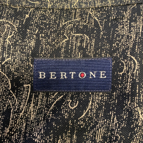 Chemise à manches longues boutonnée BERTONE Taille S en mélange de viscose
