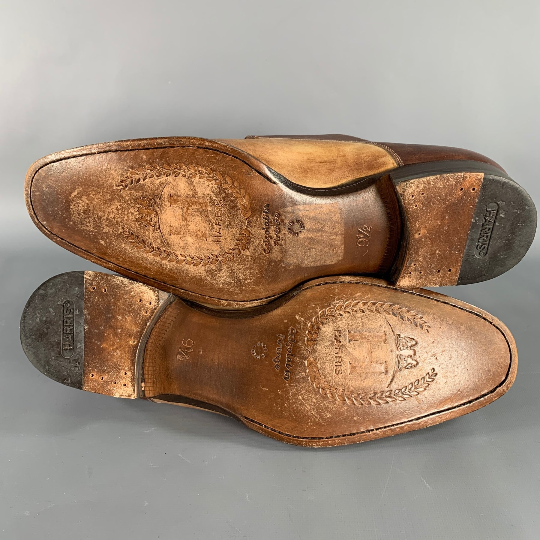 Calzoleria Harris Double Monk Strap CALZOLERIA HARRIS Mens Red Leather Monks Double Strap Size  main image 2