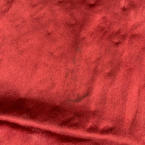 DRIES VAN NOTEN Brown Burgundy Silk Fringe Scarf