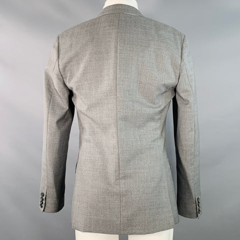 AMI by ALEXANDRE MATTIUSSI Size 40 Grey Wool Notch Lapel Sport Coat