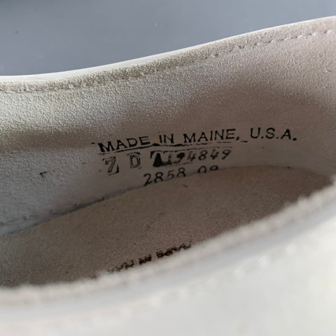 RANCOURT & CO. Size 7  Court Classic 2.0 White Leather Low Top Sneakers