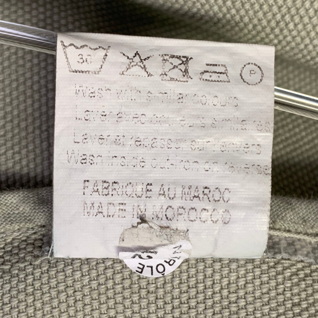 EMILE LAFAURIE Size XXL Braque Grey Cotton Chore Coat