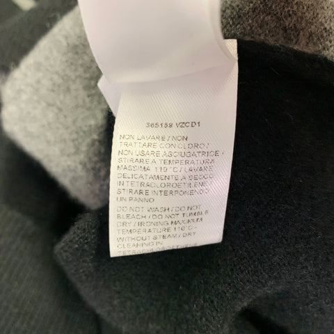 TOMAS MAIER Size M Navy Grey Wool Cashmere Double Layer Cardigan