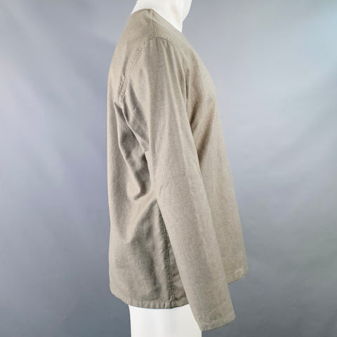 CHRISTOPHE LEMAIRE Size XS Grey Heather Virgin Wool Cashmere Crew Neck Pullover