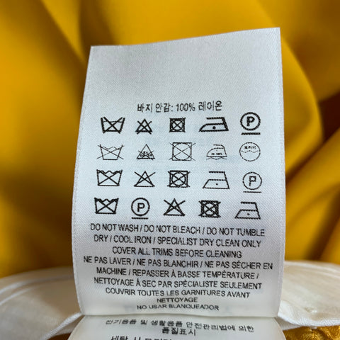 BURBERRY SS23 Size 36 Yellow Wool Double Breasted Suit