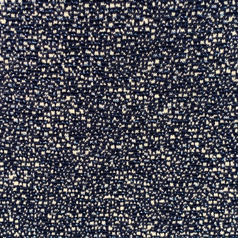 AKRIS Size 12 Navy White Cotton Blend Pencil Knee Length Skirt