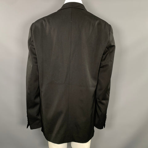 THE FRANKIE SHOP Size One Size Black Polyester Wool Jacket Indoor Blazer