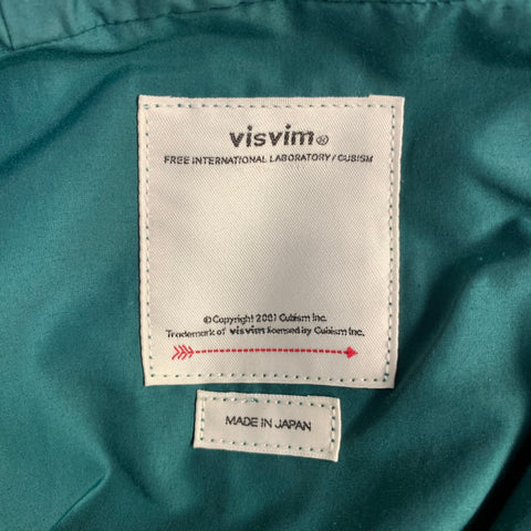 VISVIM Size M Green Nylon Cotton Parka Jacket