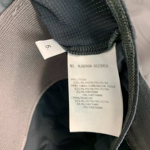 THOM BROWNE Taille XL Short doublé polyester gris blanc
