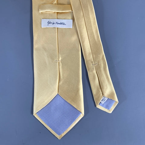JOHN W NORDSTROM Yellow Gold Solid Silk Tie