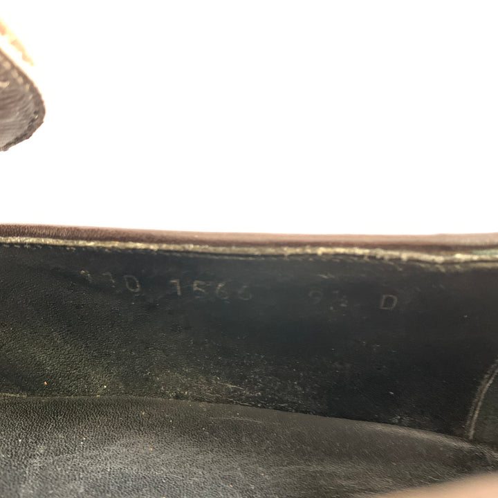 GUCCI Size 10 Chocolate Brown Suede Tassels Loafers