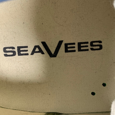 SEAVEES Size 9.5 Blue Canvas Platform Sneakers