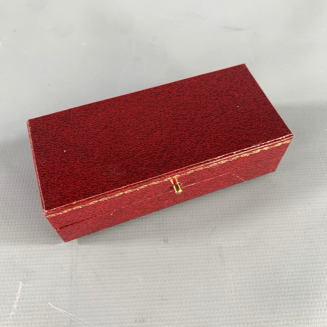 DEAKIN & FRANCIS Gold Blue Sterling Silver Cuff Links
