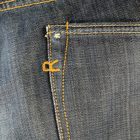 45rpm 2017 Size 38 Indigo Organic Cotton Straight Selvedge Jeans