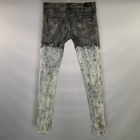 FAGASSENT by TOSHIKI AOKI Size Grey Dark Grey Two Toned Slim Jeans