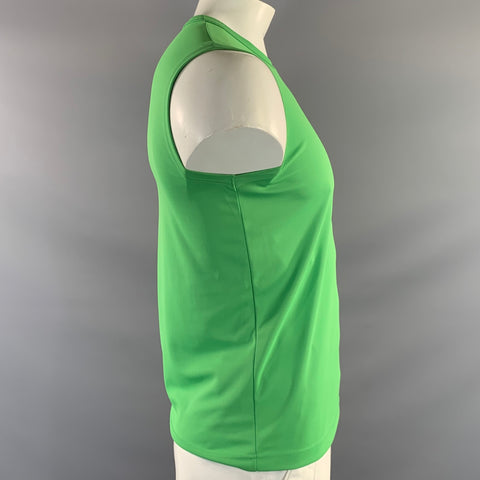 COMME des GARCONS 2023 Size L Green Polyester Crew Neck Tank Top