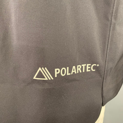 MONCLER Size XL Fuyens Black Polyamide Blend Zip Pockets Jacket