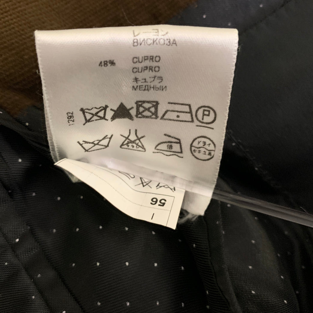 GIVENCHY Size 46 Brown Corduroy Cotton Notch Lapel Sport Coat