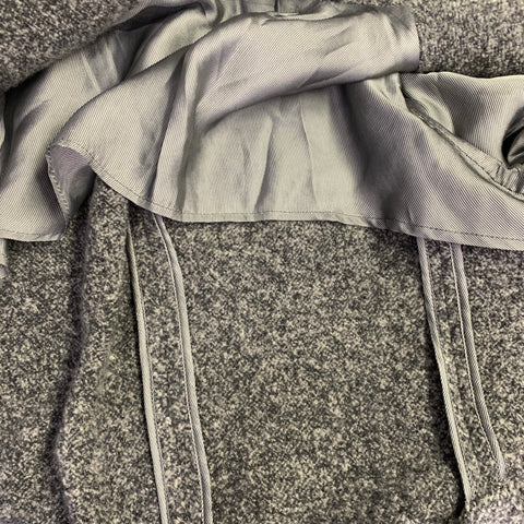 GIORGIO ARMANI Size 40 Grey Charcoal Tweed Cashmere Silk Jacket