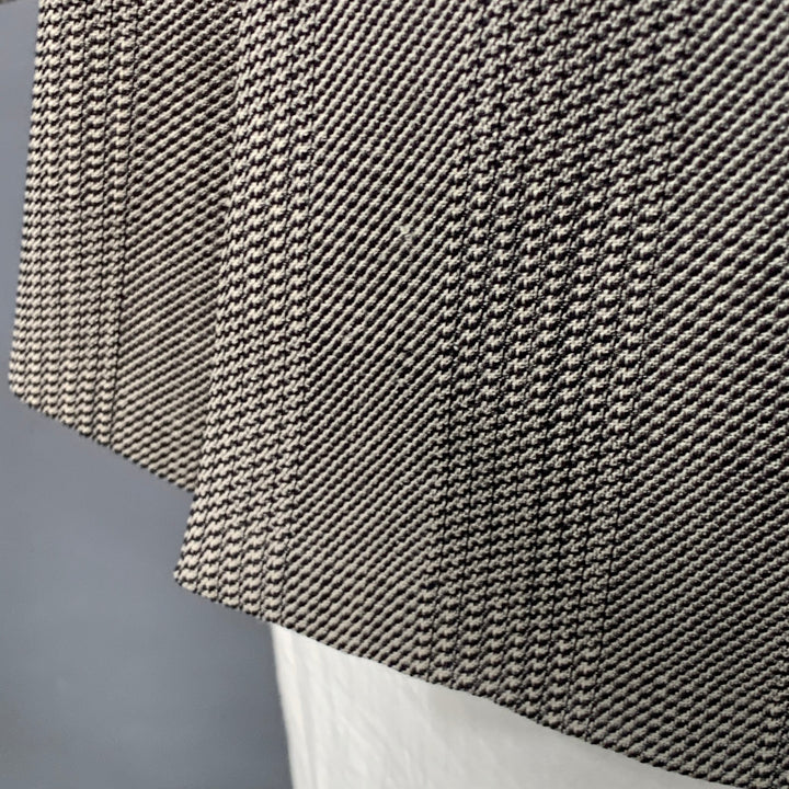 ARMANI COLLEZIONI Size 42 Black White Glenplaid Wool Blend Sport Coat