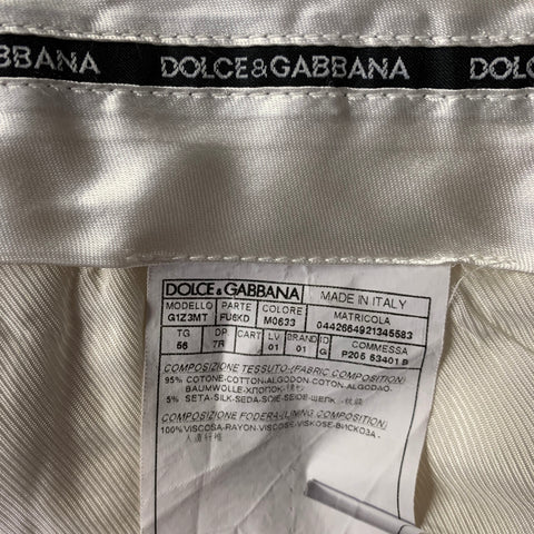 DOLCE & GABBANA Size 46 Khaki Notch Lapel Suit