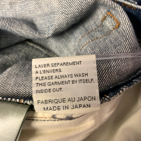 DIOR Size 29 Blue Medium Wash Cotton Slim Jeans