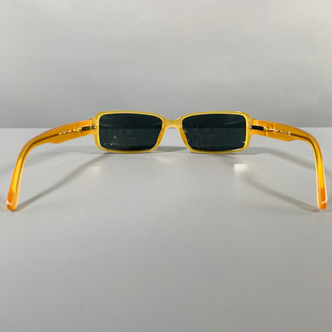 SALVATORE FERRAGAMO Yellow Rectangle Sunglasses