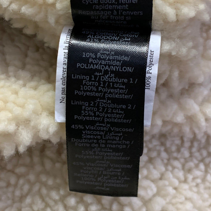 JOHN VARVATOS STAR USA Size M Brown Cotton Blend Hooded Coat