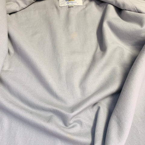 GOLDEN BEAR Size L Grey Corduroy Cotton Curved Cutaway Shirt Jacket