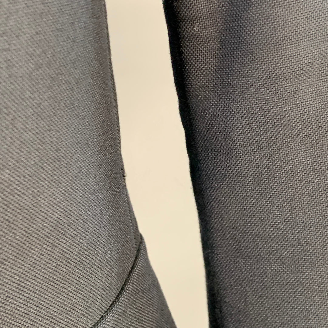 BURBERRY LONDON Size 42 Navy Cotton Blend Notch Lapel Sport Coat