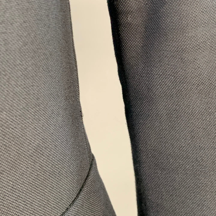 BURBERRY LONDON Size 42 Navy Cotton Blend Notch Lapel Sport Coat