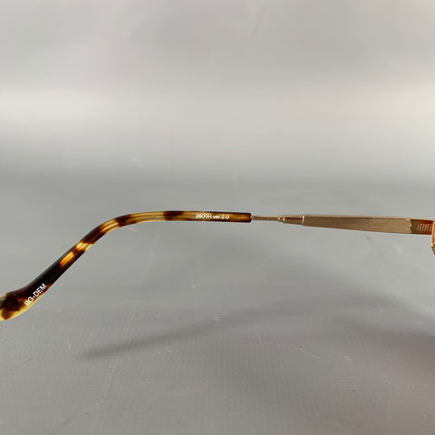 MATSUDA 2809H-V2 Terminator II Gold Orange Titanium Limited Edition Sunglasses