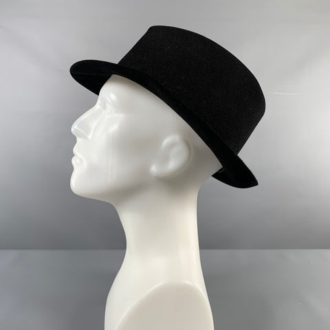 WORTH & WORTH Size 61 Black Hats