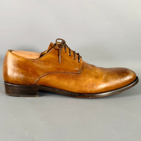 BOGA Size 11.5 Leather Derby Lace-Up Shoes