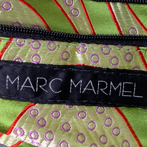 MARC MARMEL Herman Carryon Black Cracked Leather Bag