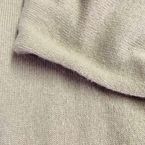 POLO by RALPH LAUREN Size XL Tan Wool Knit V-Neck Sweater