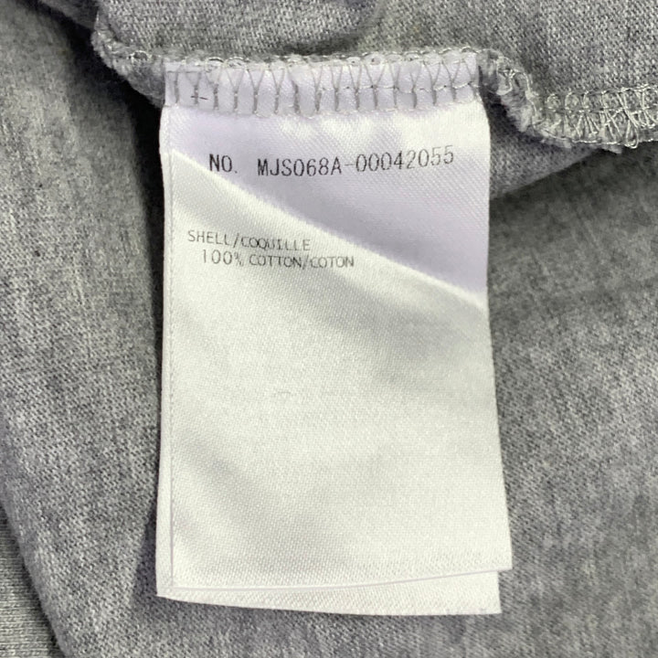 THOM BROWNE Size S Grey Cotton Crew Neck Long Sleeve T-shirt