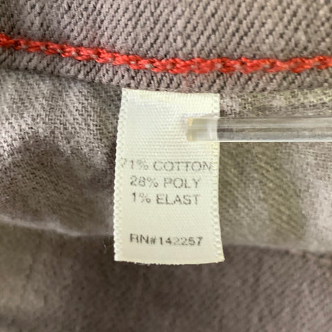 RALEIGH Jean slim en coton mélangé gris Taille 34