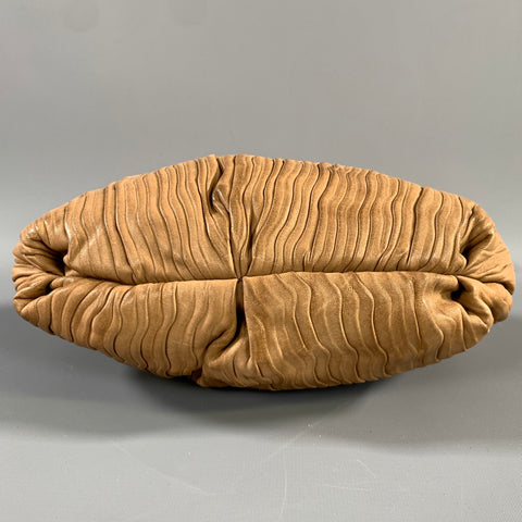 SONIA RYKIEL Tan Waves Lambskin Leather Cross Body Bag